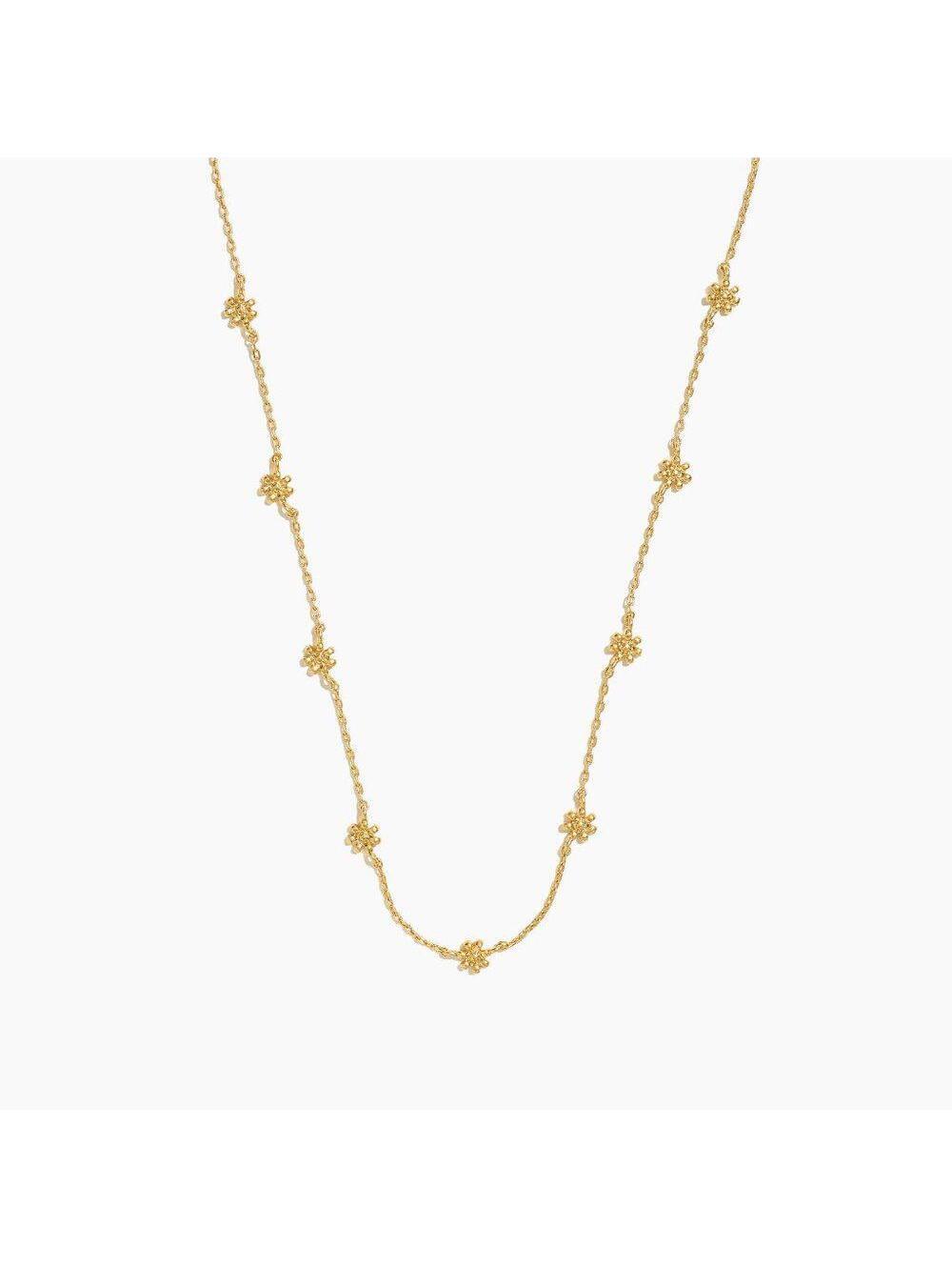 Madewell Tiny Flowers Choker Necklace